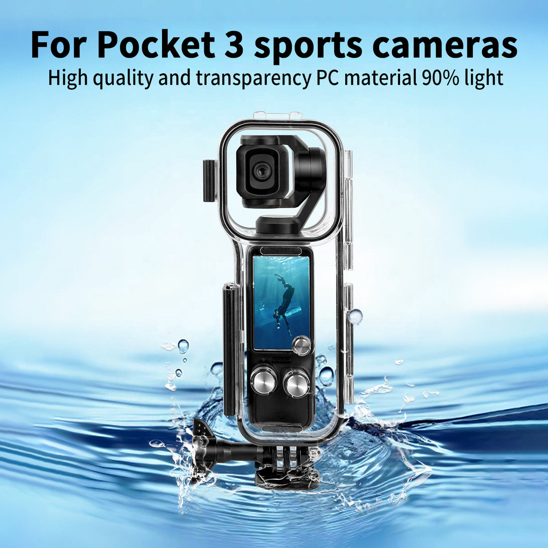 Dji Pocket 3 sports cameras waterproof Housing