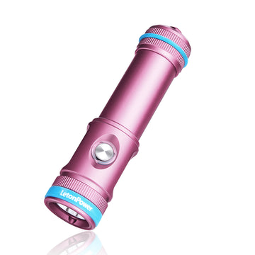 Tynny-13se Diving Flashlight (2200 Lumens/Spotlight Diving Light/Pink)