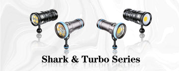 Turbo Series vs Shark Series: Wide Beam Dive Light Comparison Guide