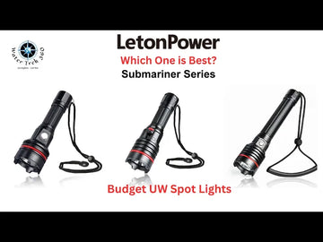 Watertrek360 Review: LetonPower Submariner Series Budget Underwater Dive Lights Compared