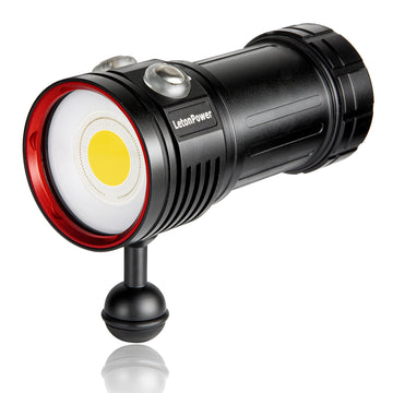 Sealion L12 Underwater Video Light (8000 Lumens/Floodlight Diving Light)