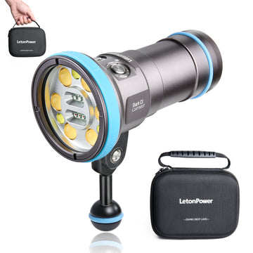 LetonPower Shark CX 10000 Lumens Underwater Video Light with CRI 98