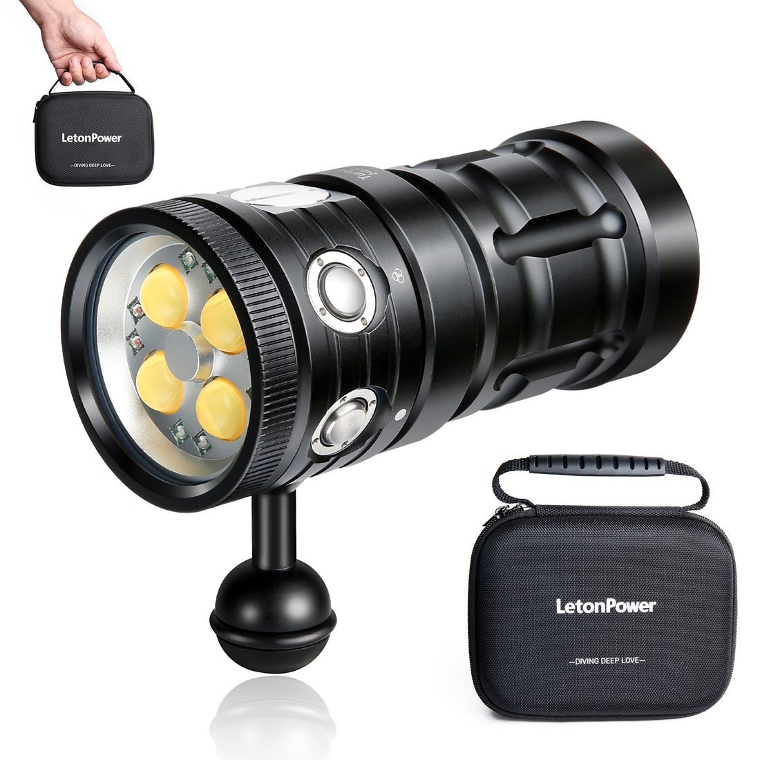 Turbo SX Underwater Video Light (11000 Lumens/Floodlight Diving Light)
