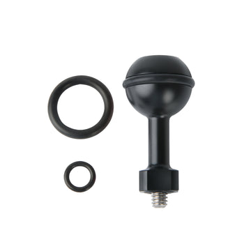 LetonPower 1" Ball Joint Connector 1/4-20 Screw, Universal Dive Light Mount